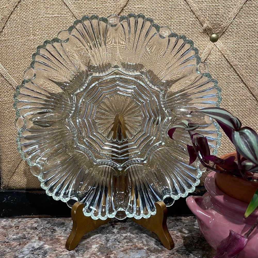 Vintage egg plate